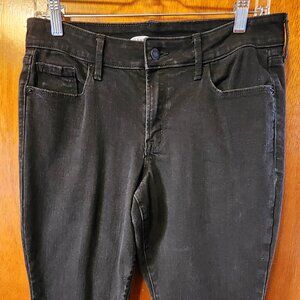 Women's Size 10 Short Old Navy Pop Icon Skinny Stretch Black Denim Jeans